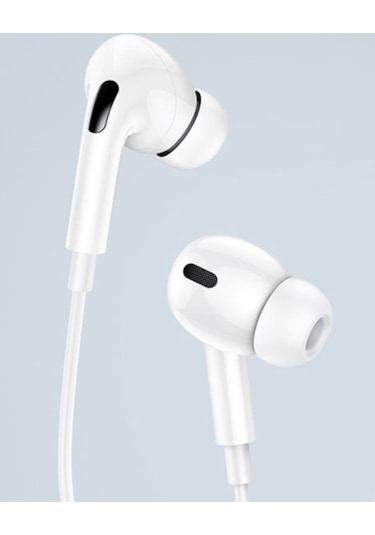 Schitec Pro 3 3.5 MM Mikrofonlu Kulak İçi Kulaklık Beyaz