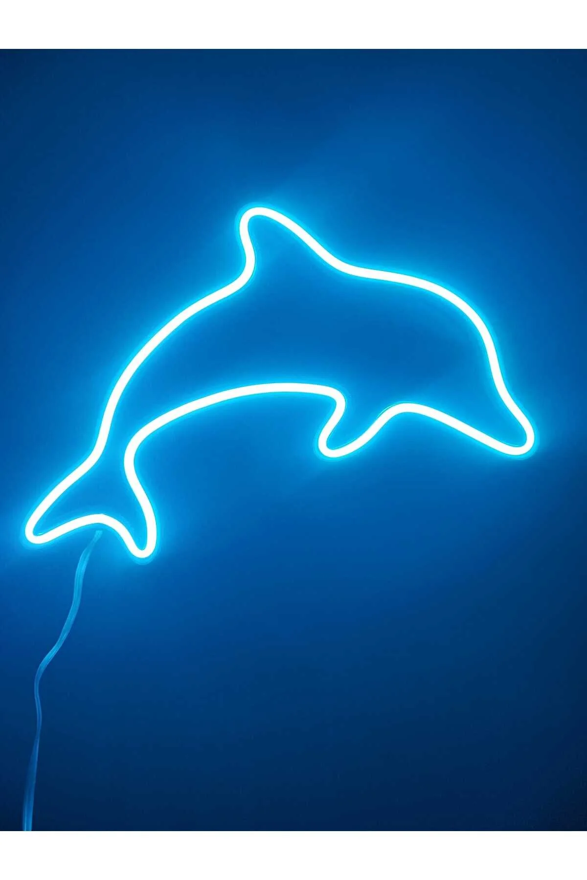 Yunus Neon Led 3d Baskı Buz Mavisi