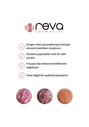 Reva Terracotta Allık & Terrakota Blusher - Vegan & Temiz Içerik 543