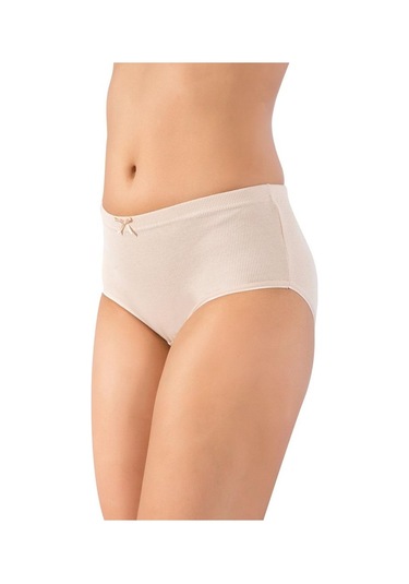 Gümüş Kadın Çizgili Bato Külot 3092 -12 Adet