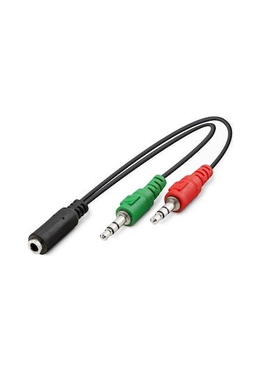 SpeedUF 3.5Mm Kulaklık Ses Mikrofon Çoklayıcı