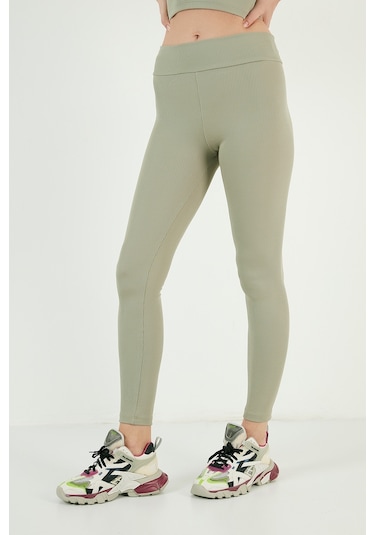 Lela Bayan Tayt 5865552 Olive Yeşil Lela Bayan Tayt 5865552 Olive Yeşil
