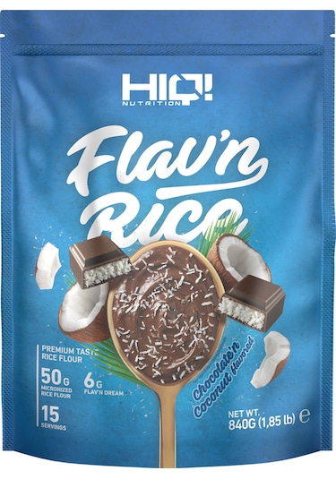 Hıq Flav'n Rice 840 G Chocolate'n Coconut Flavored Hindistan Cevizi