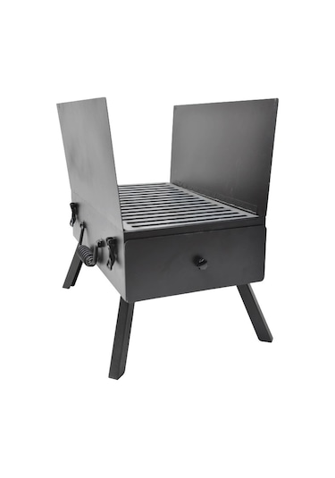 Nurgaz Katlanır Çadır Kamp Sobası NG C066 Siyah