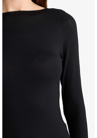 Defacto Modal Kaşmir Yumuşak Dokulu Kayık Yaka Uzun Kollu Üst-fall İn Love F2264ax25aubk81 SIYAH Defacto Modal Kaşmir Yumuşak Dokulu Kayık Yaka Uzun Kollu Üst-fall İn Love F2264ax25aubk81 SIYAH