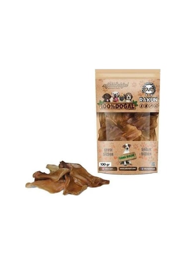 Rakun Dana Kulak Etli Yetişkin Köpek Ödülü 100 G