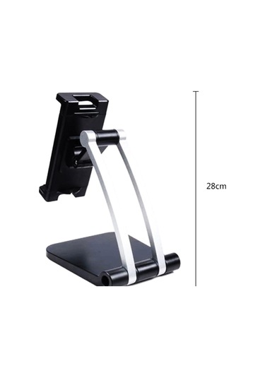 Ally Q010 Ayarlanabilir Masaüstü Tablet ve Telefon Tutucu Stand Siyah