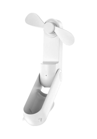 Fortunelane 2-in-1 Usb Taşınabilir Soğukluk Şarj Cihazı, Power Bank, 2 Hız, 1500mah Beyaz