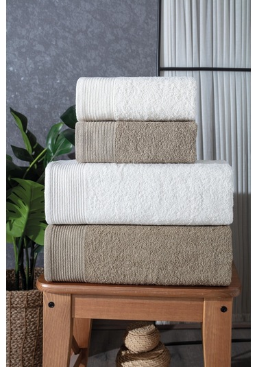 Gala 4'lü Banyo Havlusu Havlu Takımı Havlu Havlu Seti I Hamam Seti I Çeyiz Havlusu