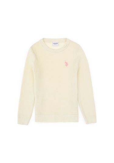 U.s. Polo Assn. Kız Çocuk Kazak /triko 50316842-vr256 İnci