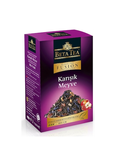 Beta Tea Fusion Karışık Siyah Meyve ve Bitki Parçacıklı Çay 75 G