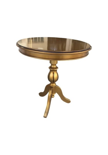 Fiskos Baba Ayak Model Parlak Ihlamur Ağacı Ayak Parlak Gold Mdf N11.2465