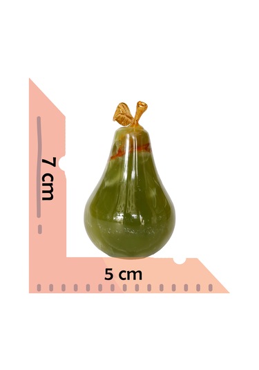 Oniks Doğal Taş Meyve Billo Seti, Dekoratif Feng Shui Seti
