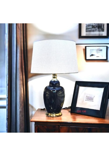 Mercan Abajur Parlak Siyah 220 106 Renkli