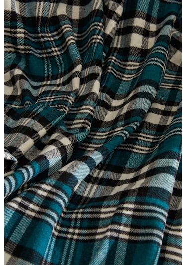 Karaca Home Flanel Throw Tv Battaniyesi Petrol Yeşili