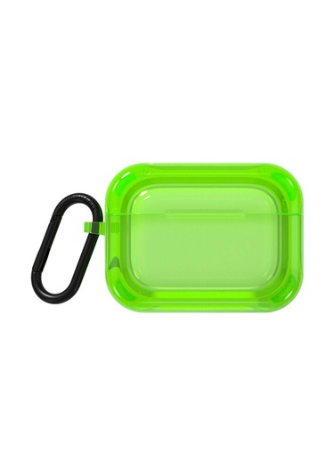 Airpods Pro 2 Uyumlu Kılıf Saydam Jelly Tasarımlı Youngkit Candy Serisi Kılıf Yeşil