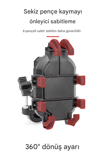 Gm3 Gidona Bağlanan Motosiklet Telefon Tutucu Bisiklet /e-scooter
