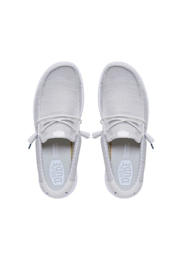 Hey Dude Wally Stretch Sox Erkek Günlük Ayakkabı-33145 Açık Gri