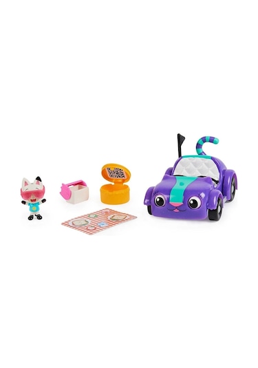 Gabby'nin Dollhouse Carlita Ve Pandy Paws Piknik Aracı