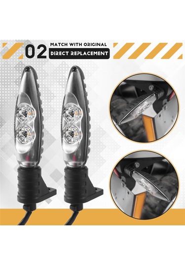 Synodicmonth Bmw R1200gs Adv F650gs R1200r S1000r S1000rr F800gs K1300s G310r/gs Sinyal Lambası Dönüş Sinyalleri Led Göstergeler Ön