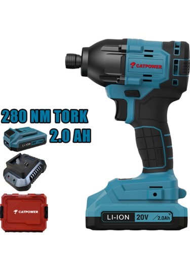 CatpowerCAT4222 Akülü Kömürsüz Takım Çantalı Torklu Vidalama