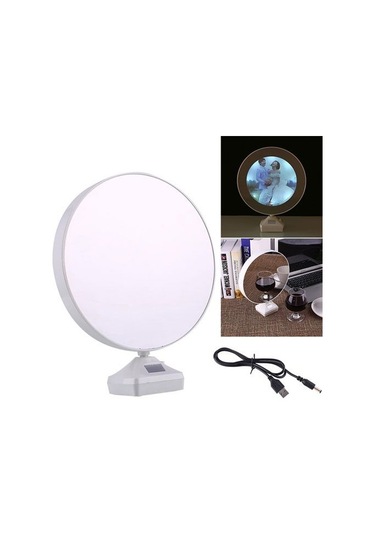 Led Işıklı Sihirli Ayna Çerçeve Renksiz