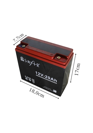 Safir Jel Akü 12 V - 20 Ah 2'li Set