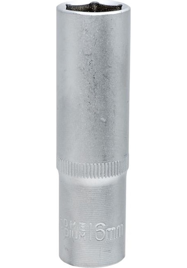 6460 Altı Köşe 1/2" Uzun Derin Lokma Anahtar 16 Mm