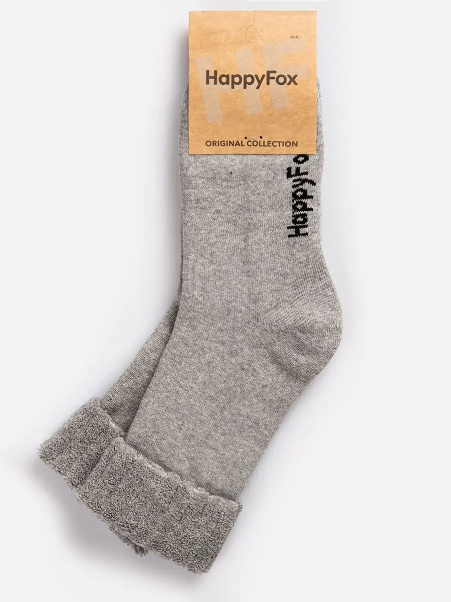 Happyfox Havlu Kumaşı Sıcak Bünyalı Çoraplar 120234674 Gri