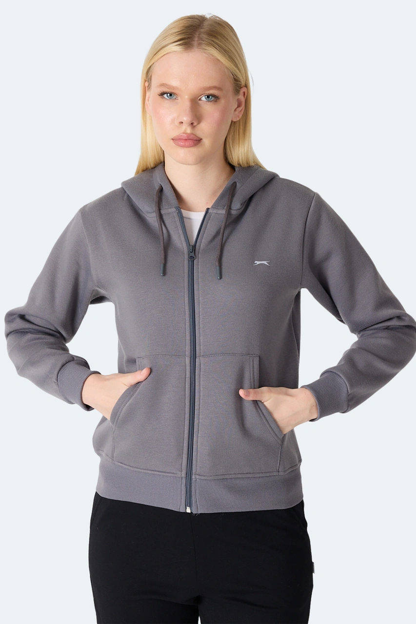 Slazenger Mılıo I Kadın Gri Sweatshirt Gri