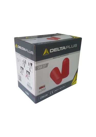 Delta Plus Conıc200 Ipsiz Kulak Tıkacı 25 Çift