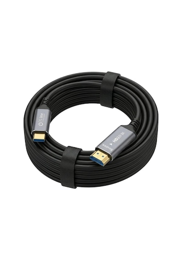 Sline 8k V2.1 Fiber Optik Hdmı Kablo - 15metre 7680x4320p