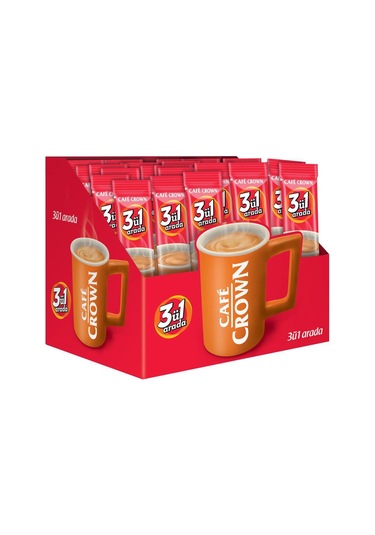 Cafe Crown 3'ü 1 Arada Hazır Kahve 17.5 G X 40 Adet Granül