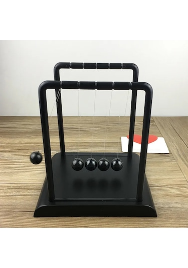 Büyük Boy Siyah Newton Balans