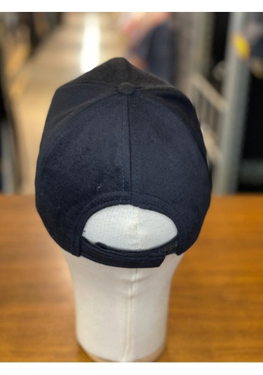 Kaşe Yünlü Kumaş Kışlık Cap Şapka Lacivert