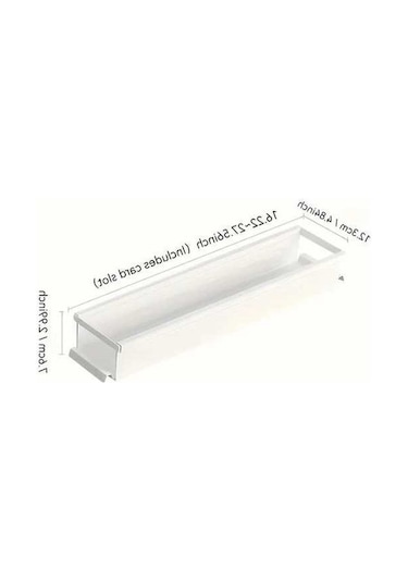 Trendooze Gaojunshop01 Beyaz Metal Baharat Rafı - Katlanır Dolaşan Mutfak Depolama 1 Adet Ayarlanabilir Tek Katlı Beyaz