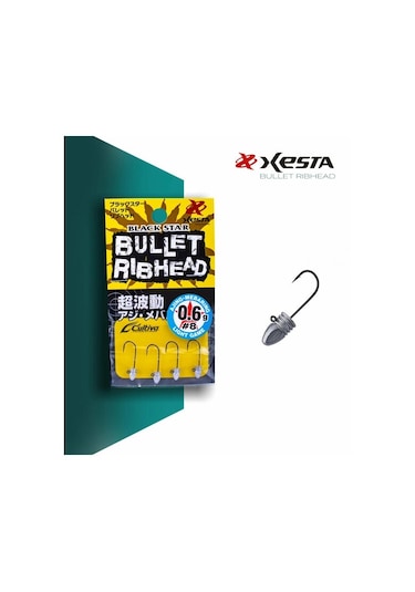 Xesta Bullet Rıbhead Jıg Head No:8 0.6 Gr 4 Lü Paket - Standart