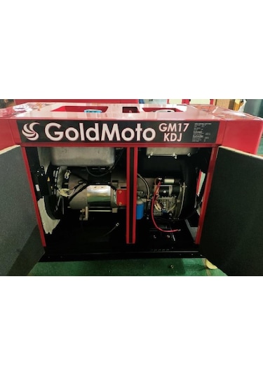 GoldMoto GM17KDJ Dizel Jeneratör 17Kva Monofaze Marşlı Kabinli