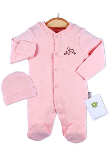 Ciccim Baby Prematüre Bebek Şapkalı Tulum 4744 Pembe