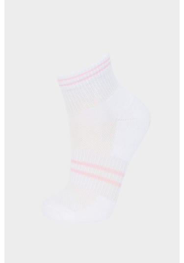 DeFacto Kız Çocuk 5'li Pamuklu Patik Çorap E6063A8NSKR1
