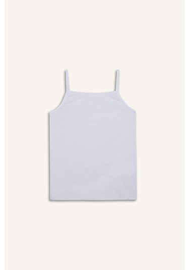 DeFacto Kız Çocuk 2'li Atlet A4136A825SPWT34 Beyaz