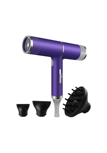 Joyhub Saç Bakımı Için Mavi Işıklı T Saplı Yüksek Rüzgar Güçlü Saç Kurutma Makinesi Ndou0t