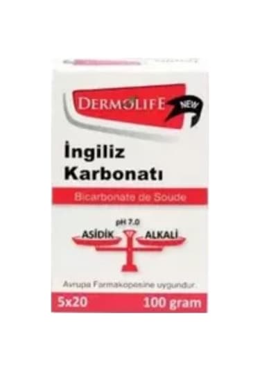 Dermolife İngiliz Karbonatı 2'li 20 x 5 G