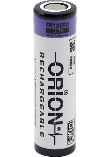 Orion 18650 3.7 V 3500 mAh 3C Şarj Edilebilir Li-Ion Pil