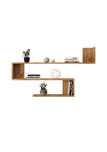 Robin Home Duvar Rafı Kitaplık Atlantik Çam No 10