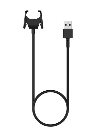 Konesam Fitbit Charge 3 İçin Usb Şarj Kablosu, Klem Deseni, 55cm Uzunluk, Siyah Renk, Pc+pvc Malzeme