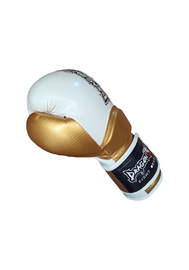 Aksaspor Dragon Carbon 5 Muay Thai Boks Ve Kick-Boks Eldiveni Beyaz