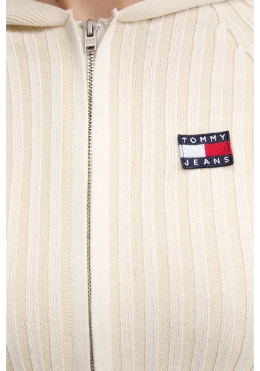 Tommy Jeans Bayan Sweat Dw0dw20974 Ybl Beyaz Beyaz