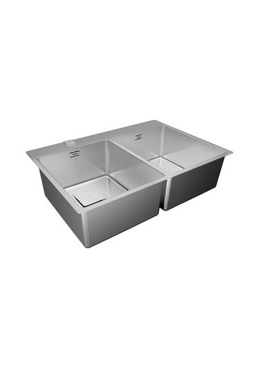 Teka Forlinea Rs15 2B 740 (Auto) Çift Hazneli Tezgahüstü/Tezgahasıfır (Flush) Paslanmaz Çelik Eviye - 115030011