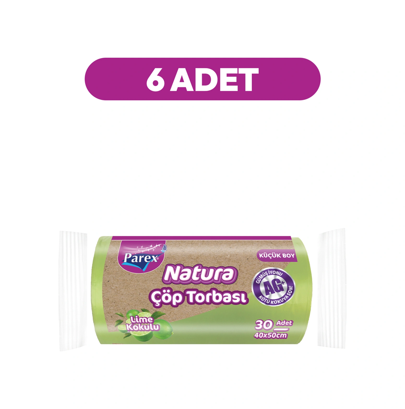Natura Çöp Torbası Küçük Boy 30'lu 40 X 50 Cm Altılı Paket
